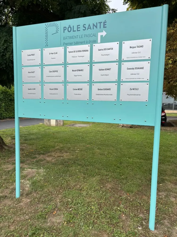 Tableau d’affichage à Sartrouville