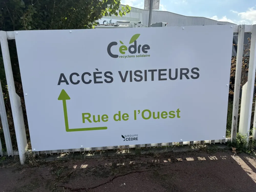 PANNEAU DIBON CEDRE ENSEIGNE 